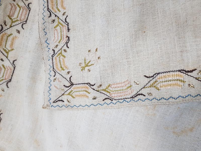 OSMANLI DÖNEMİ HESAP İŞİ MASA ÖRTÜSÜ