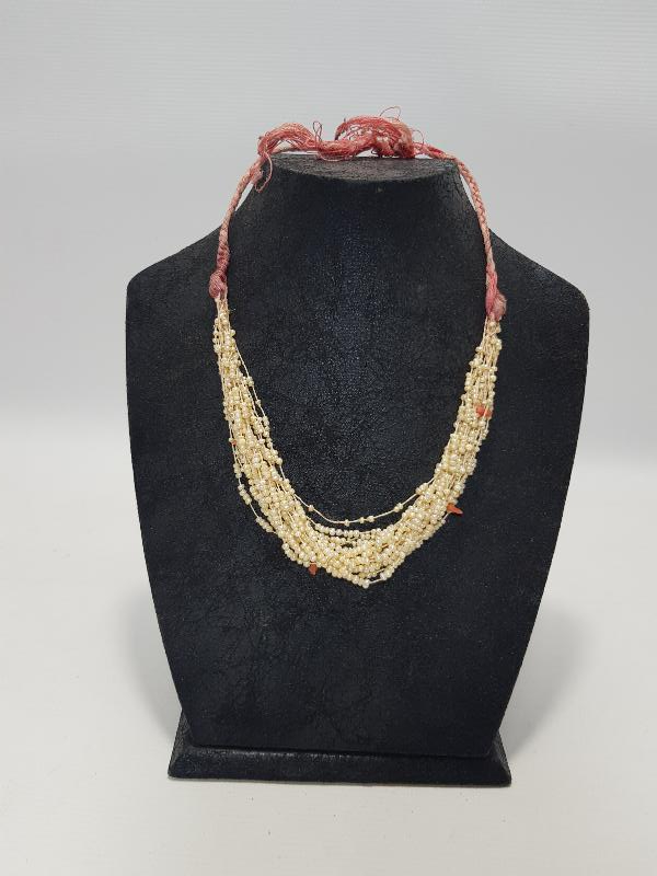 OSMANLI DÖNEMİ MERCANLI KUM İNCİ GERDANLIK 