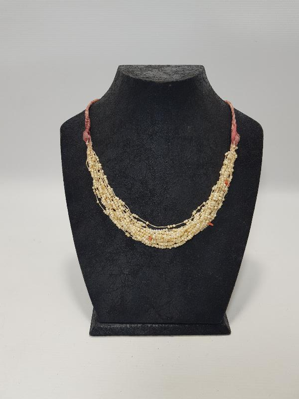 OSMANLI DÖNEMİ MERCANLI KUM İNCİ GERDANLIK 