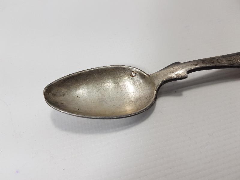 OSMANLI DÖNEMİ TUĞRALI, SAH DAMGALI VE ÇEŞNİLİ GÜMÜŞ TATLI KAŞIĞI