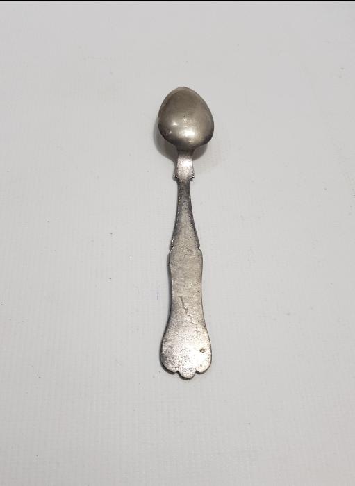 OSMANLI DÖNEMİ TUĞRALI, SAH DAMGALI VE ÇEŞNİLİ GÜMÜŞ TATLI KAŞIĞI