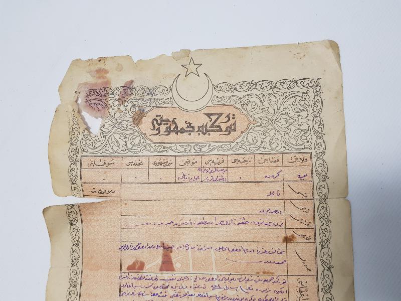 OSMANLICA TAPU SENEDİ 