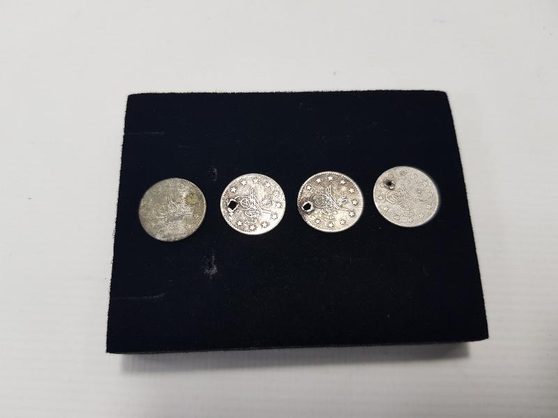 SULTAN ABDÜLHAMİD HAN DÖNEMİ DÖRT ADET GÜMÜŞ 1 KURUŞ