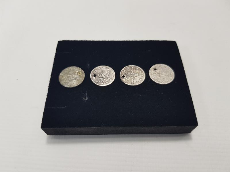 SULTAN ABDÜLHAMİD HAN DÖNEMİ DÖRT ADET GÜMÜŞ 1 KURUŞ