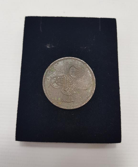 SULTAN ABDÜLMECİD DÖNEMİ OSMANLICA SAKIZ BELEDİYESİ KONTURMARKLI 20 PARA