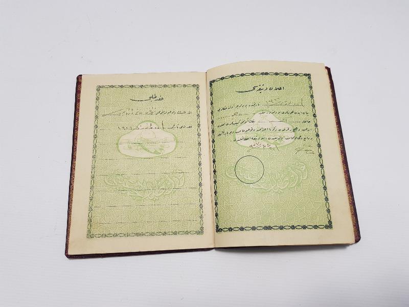 TÜRK HAVA KURUMU GÖRSELLİ OSMANLICA EVLENME CÜZDANI