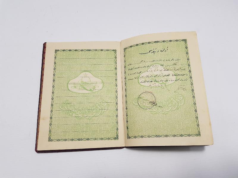 TÜRK HAVA KURUMU GÖRSELLİ OSMANLICA EVLENME CÜZDANI