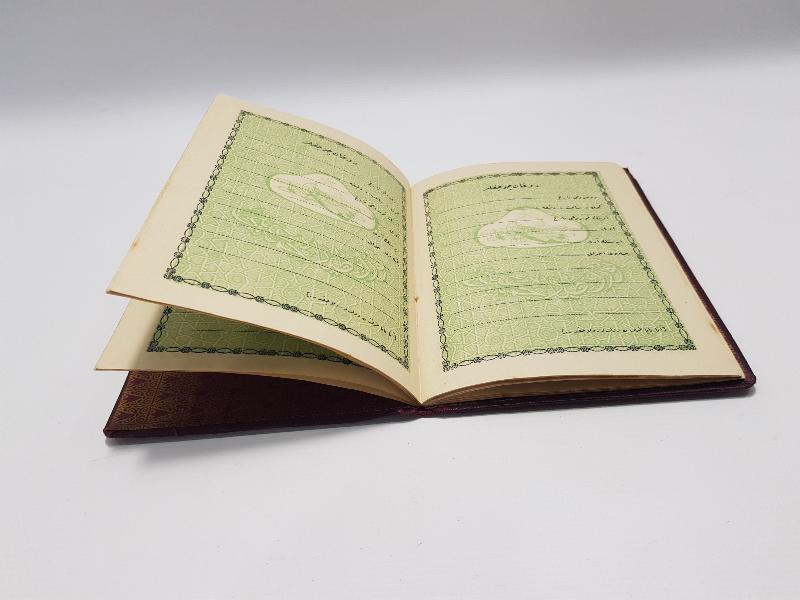 TÜRK HAVA KURUMU GÖRSELLİ OSMANLICA EVLENME CÜZDANI