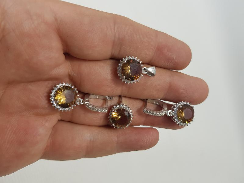 ZULTANİT TAŞLI GÜMÜŞ TAKI SETİ 