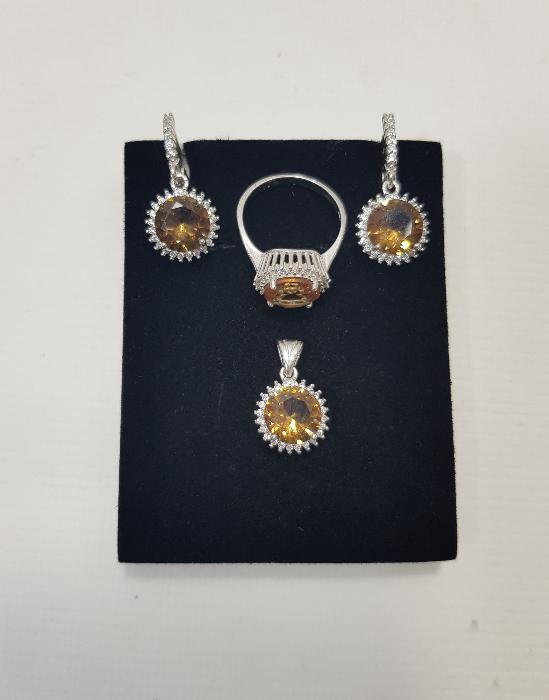 ZULTANİT TAŞLI GÜMÜŞ TAKI SETİ 