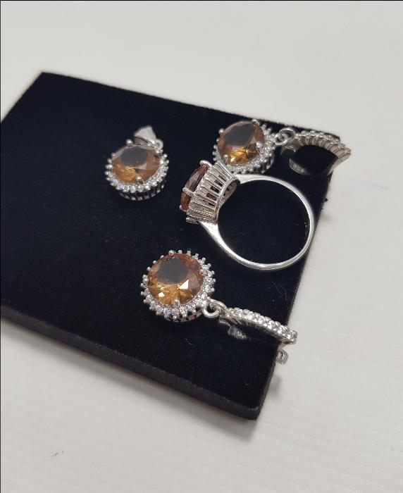 ZULTANİT TAŞLI GÜMÜŞ TAKI SETİ 