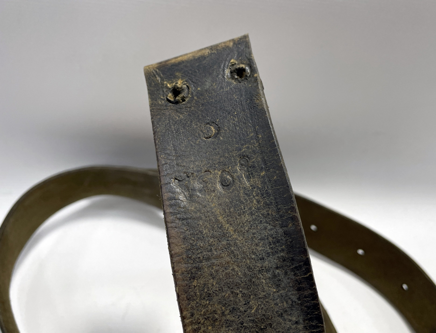 1. DÜNYA SAVAŞI DÖNEMİ ÜZERİ OSMANLICA YAZILI SUBAY KEMERİ