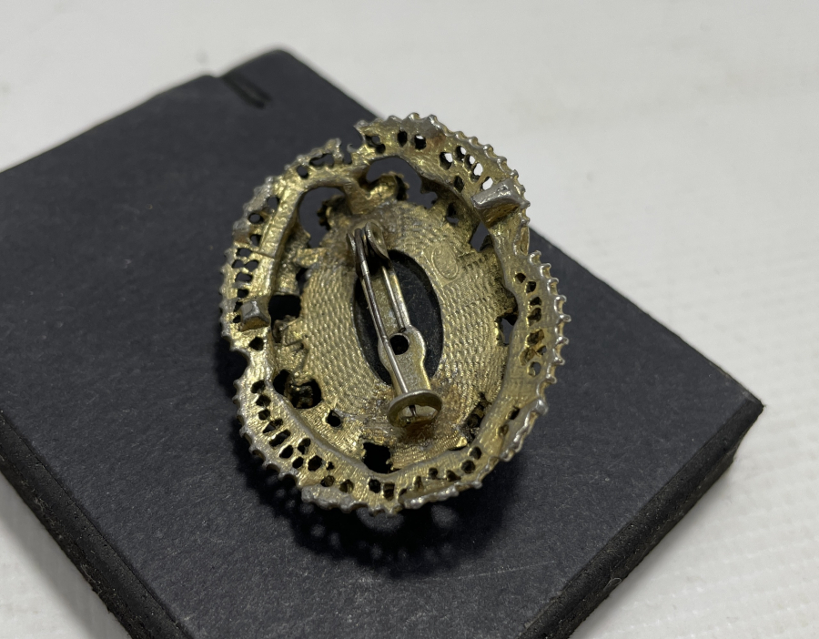 1932 TARİHLİ FRANSIZ ALTIN KAPLAMA BROŞ