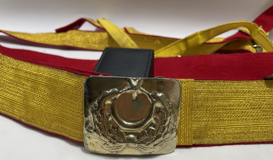 ANTİKA SUBAY KEMERİ TAKIMI