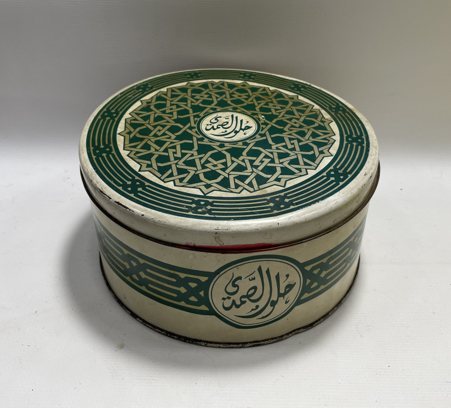 BÜYÜK BOY ANTİKA TENEKE LOKUM KUTUSU