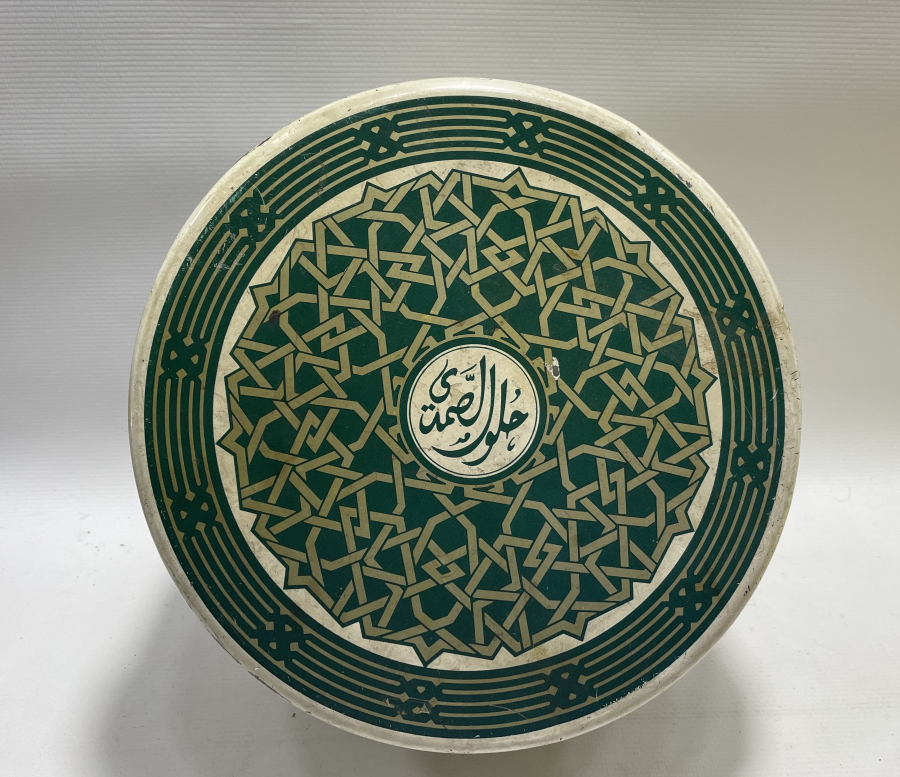 BÜYÜK BOY ANTİKA TENEKE LOKUM KUTUSU