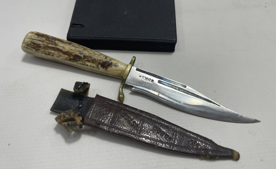 GEYİK BOYNUZU SAPLI BURSA KAMASI