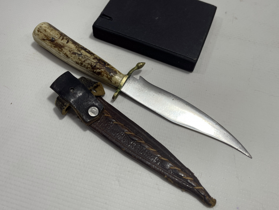 GEYİK BOYNUZU SAPLI BURSA KAMASI