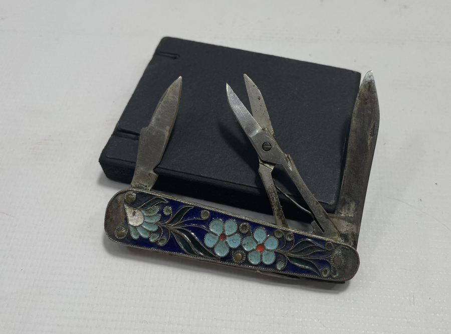 GÜMÜŞ ÜZERİ MİNE İŞÇİLİKLİ OSMANLI DÖNEMİ ÇOK AMAÇLI ÇAKI