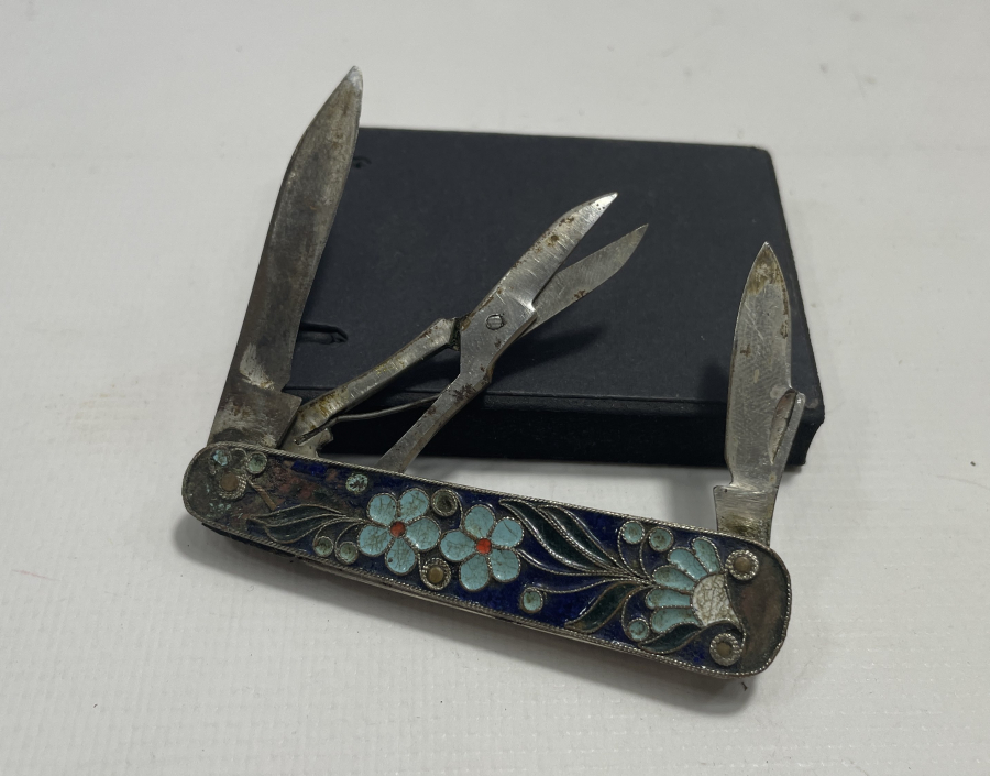 GÜMÜŞ ÜZERİ MİNE İŞÇİLİKLİ OSMANLI DÖNEMİ ÇOK AMAÇLI ÇAKI