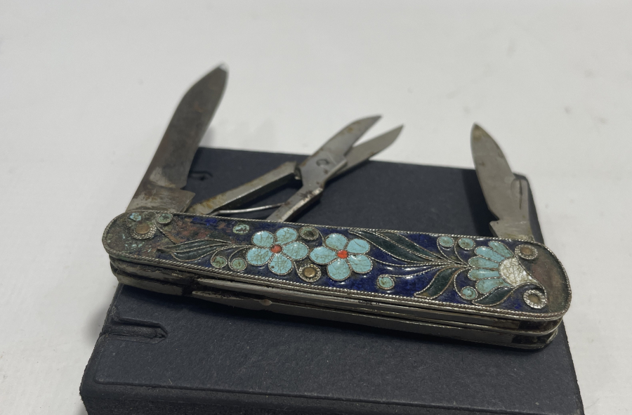 GÜMÜŞ ÜZERİ MİNE İŞÇİLİKLİ OSMANLI DÖNEMİ ÇOK AMAÇLI ÇAKI