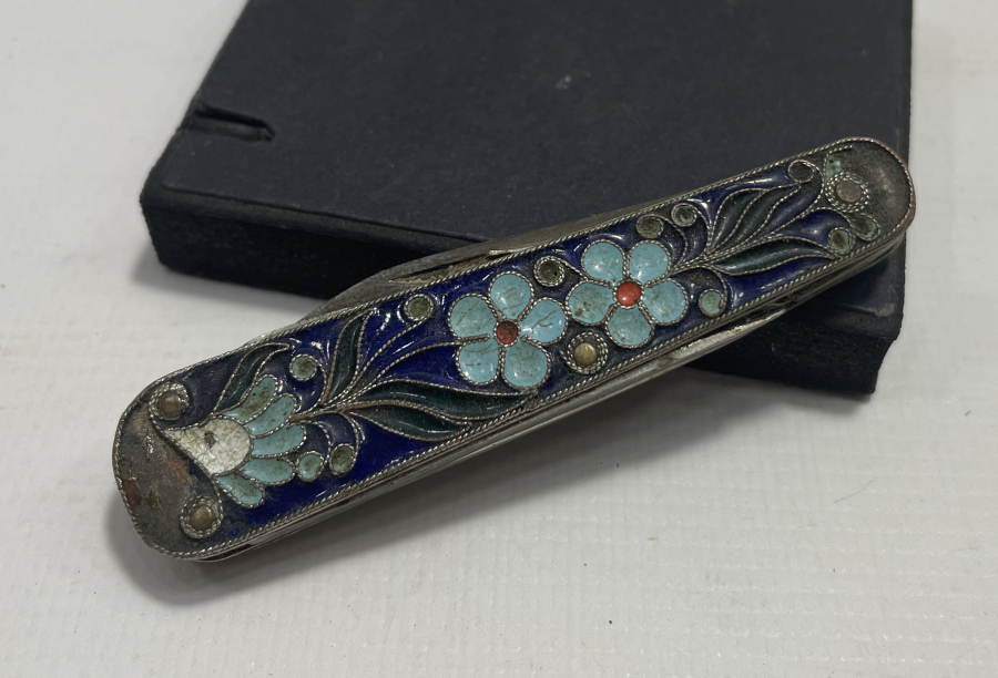 GÜMÜŞ ÜZERİ MİNE İŞÇİLİKLİ OSMANLI DÖNEMİ ÇOK AMAÇLI ÇAKI