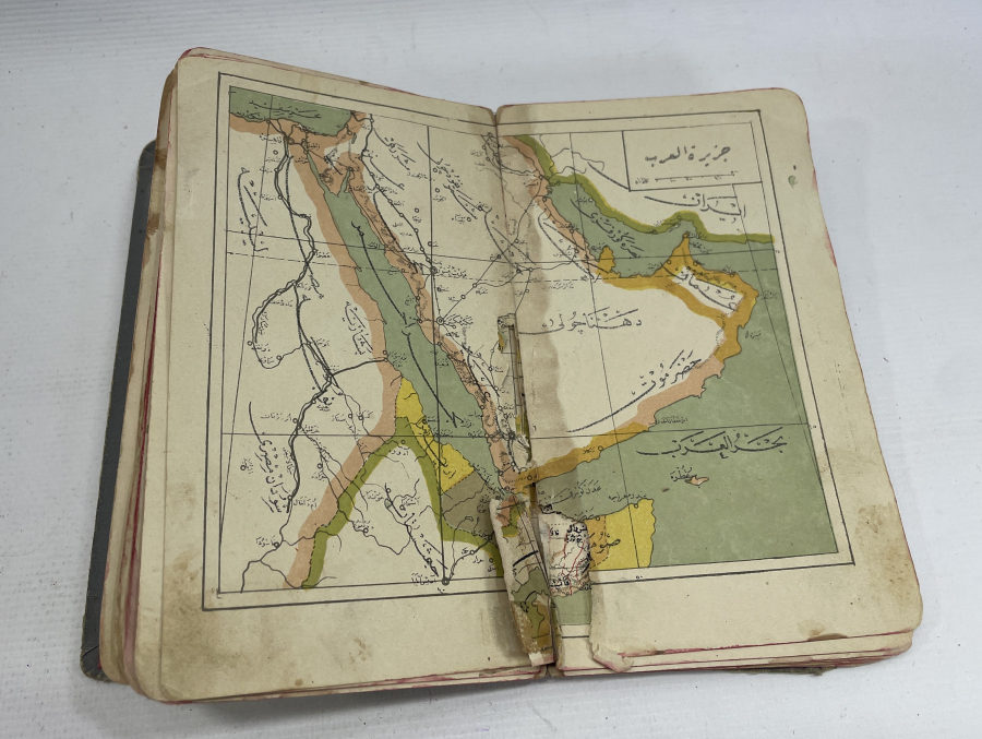 İÇİNDE ONLARCA HARİTA BULUNAN OSMANLI DÖNEMİ ATLAS