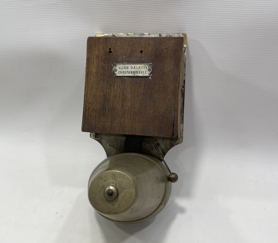 JEAN BALATTI CONSTANTİNOPLE YAZILI ÇOK NADİR OSMANLI DÖNEMİ KAPI ZİLİ