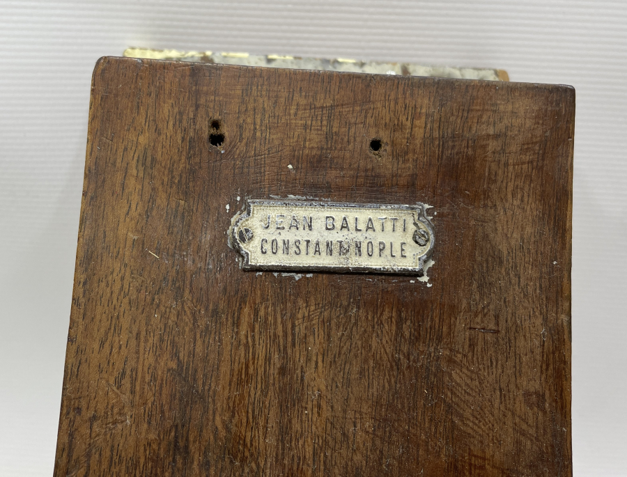 JEAN BALATTI CONSTANTİNOPLE YAZILI ÇOK NADİR OSMANLI DÖNEMİ KAPI ZİLİ