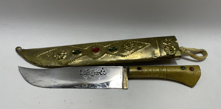 KALEM İŞÇİLİKLİ TÜRKMEN İŞİ AVCI BIÇAĞI