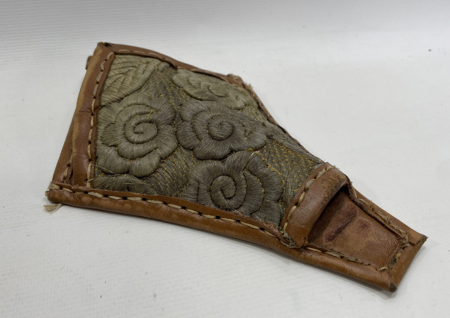 OSMANLI DÖNEMİ ÇOK NADİR GÜMÜŞ SIRMA İŞÇİLİKLİ PİŞTOV KILIFI