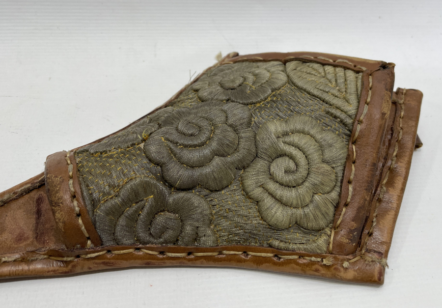 OSMANLI DÖNEMİ ÇOK NADİR GÜMÜŞ SIRMA İŞÇİLİKLİ PİŞTOV KILIFI