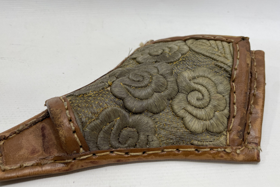 OSMANLI DÖNEMİ ÇOK NADİR GÜMÜŞ SIRMA İŞÇİLİKLİ PİŞTOV KILIFI