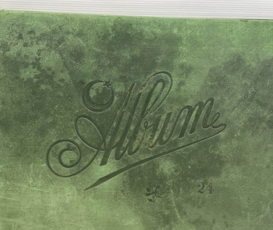 OSMANLI DÖNEMİ DEV BOYDA ÜZERİ OSMANLI DEVLET ARMALI RESİM DEFTERİ