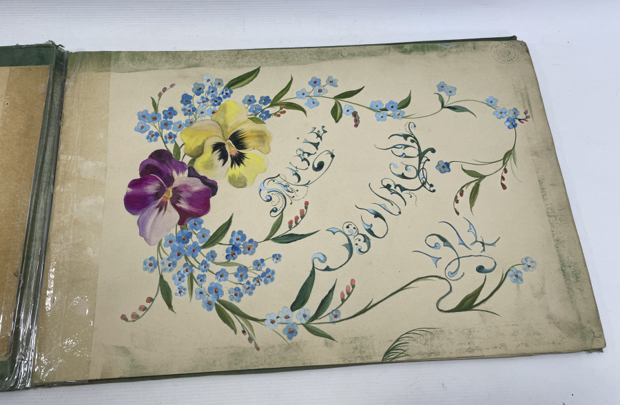 OSMANLI DÖNEMİ DEV BOYDA ÜZERİ OSMANLI DEVLET ARMALI RESİM DEFTERİ