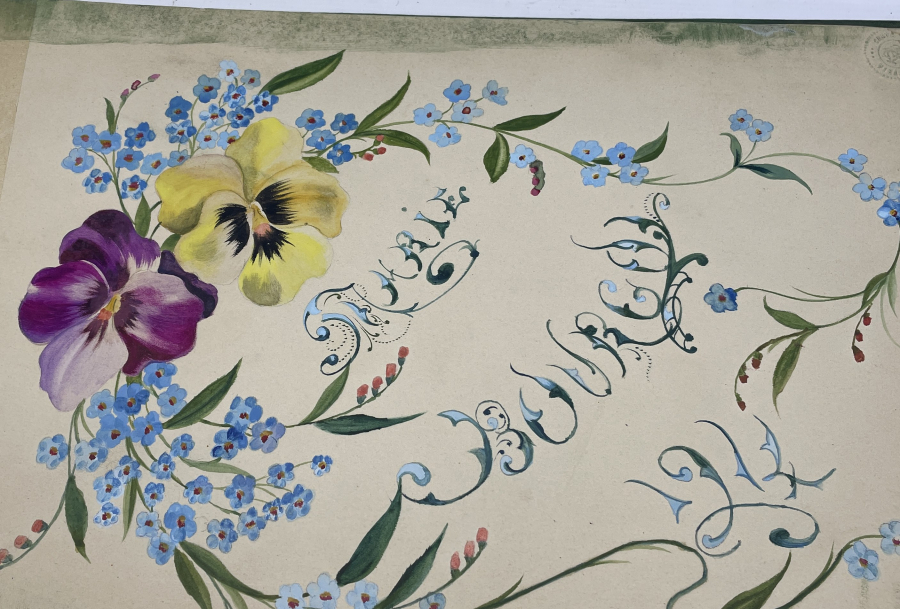 OSMANLI DÖNEMİ DEV BOYDA ÜZERİ OSMANLI DEVLET ARMALI RESİM DEFTERİ