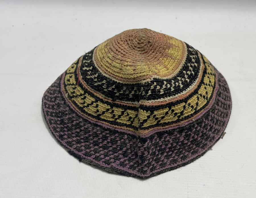 OSMANLI DÖNEMİ EL ÖRME NAMAZ TAKKESİ