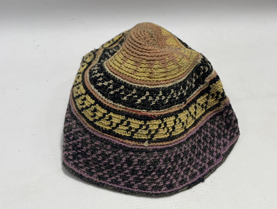 OSMANLI DÖNEMİ EL ÖRME NAMAZ TAKKESİ