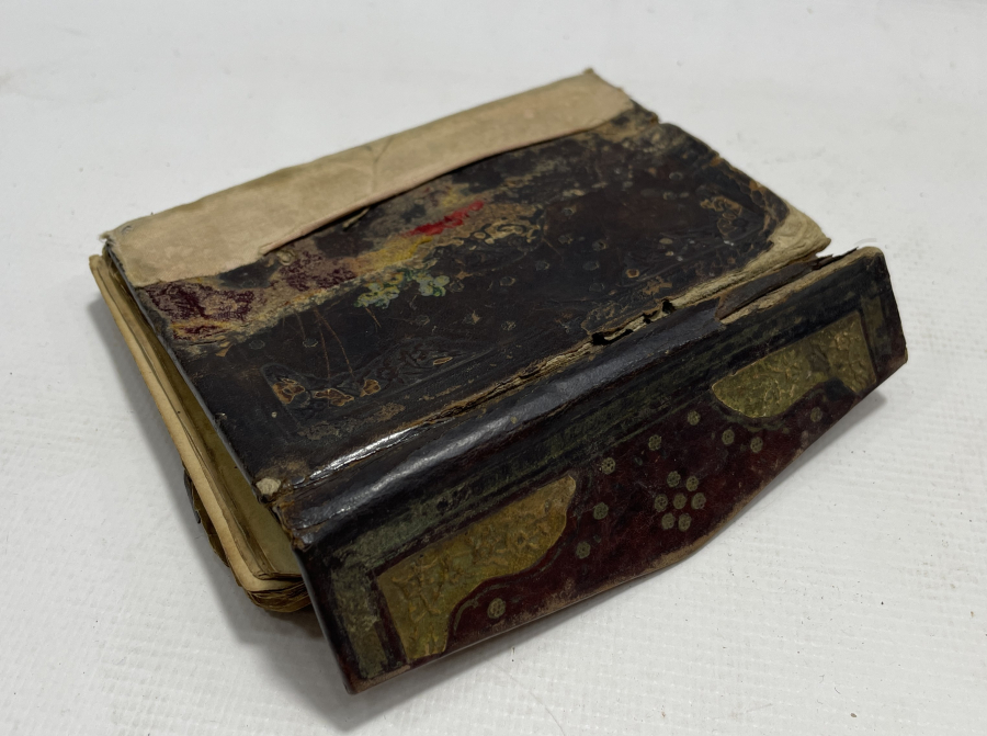 OSMANLI DÖNEMİ EL YAZMA TEZHİPLİ ENAM-I ŞERİF