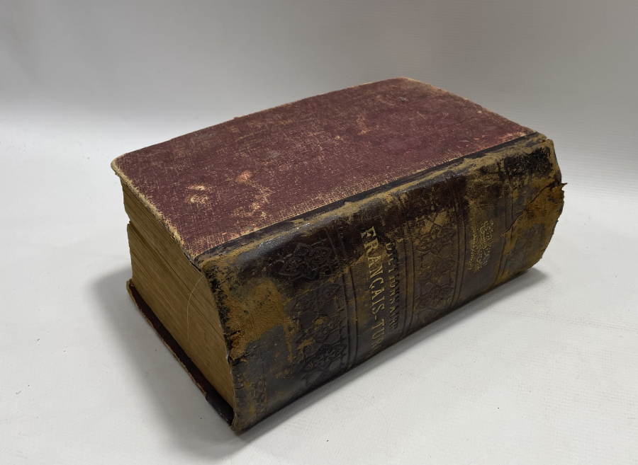 OSMANLI DÖNEMİ NADİR BOYDA FRANSIZCA TÜRKÇE SÖZLÜK