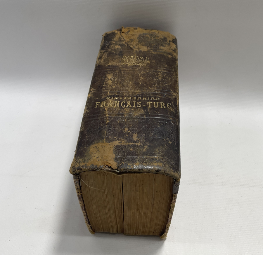 OSMANLI DÖNEMİ NADİR BOYDA FRANSIZCA TÜRKÇE SÖZLÜK