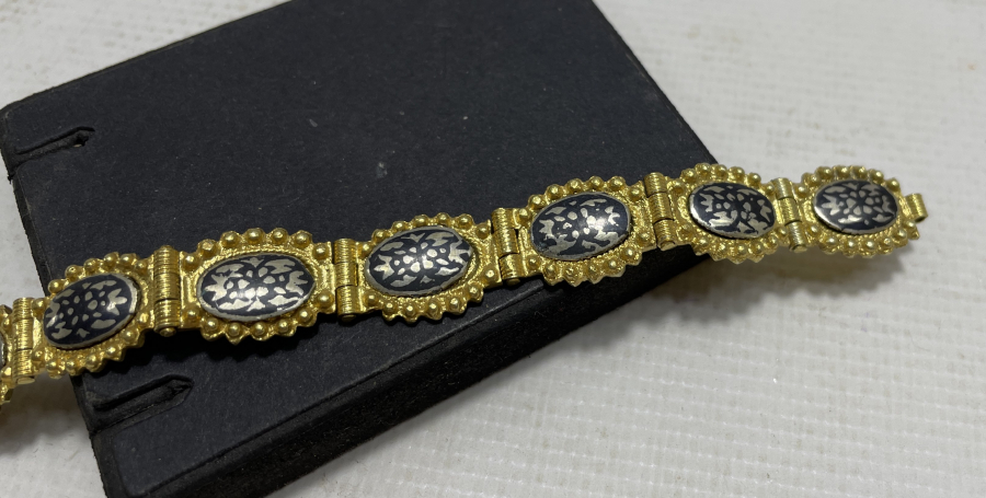 OSMANLI DÖNEMİ SAVAT İŞÇİLİKLİ GÜMÜŞ BİLEKLİK