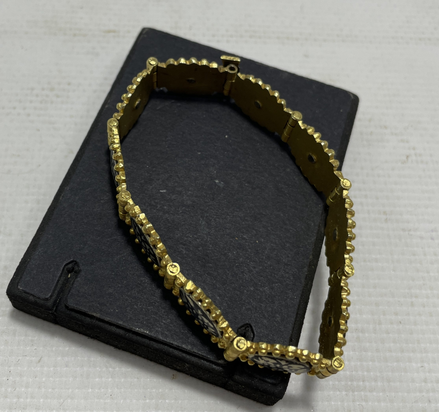 OSMANLI DÖNEMİ SAVAT İŞÇİLİKLİ GÜMÜŞ BİLEKLİK