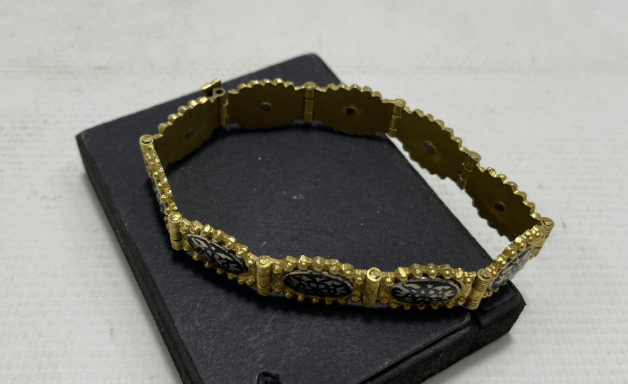 OSMANLI DÖNEMİ SAVAT İŞÇİLİKLİ GÜMÜŞ BİLEKLİK