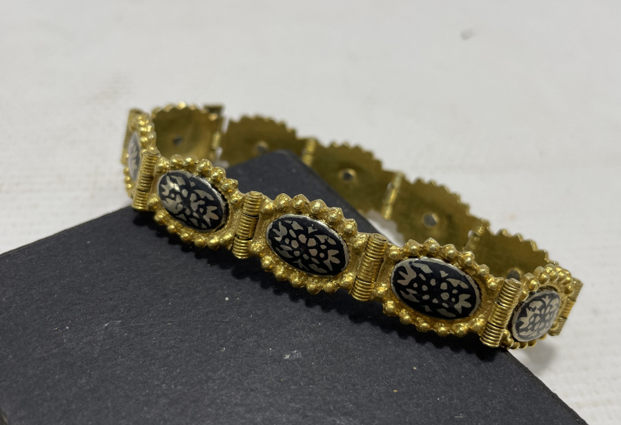 OSMANLI DÖNEMİ SAVAT İŞÇİLİKLİ GÜMÜŞ BİLEKLİK