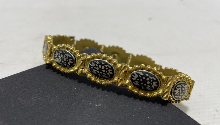 OSMANLI DÖNEMİ SAVAT İŞÇİLİKLİ GÜMÜŞ BİLEKLİK