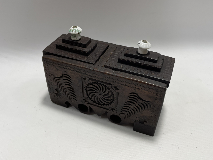 OSMANLI DÖNEMİ ÜZERİ İŞLEMELİ KAHVE KUTUSU