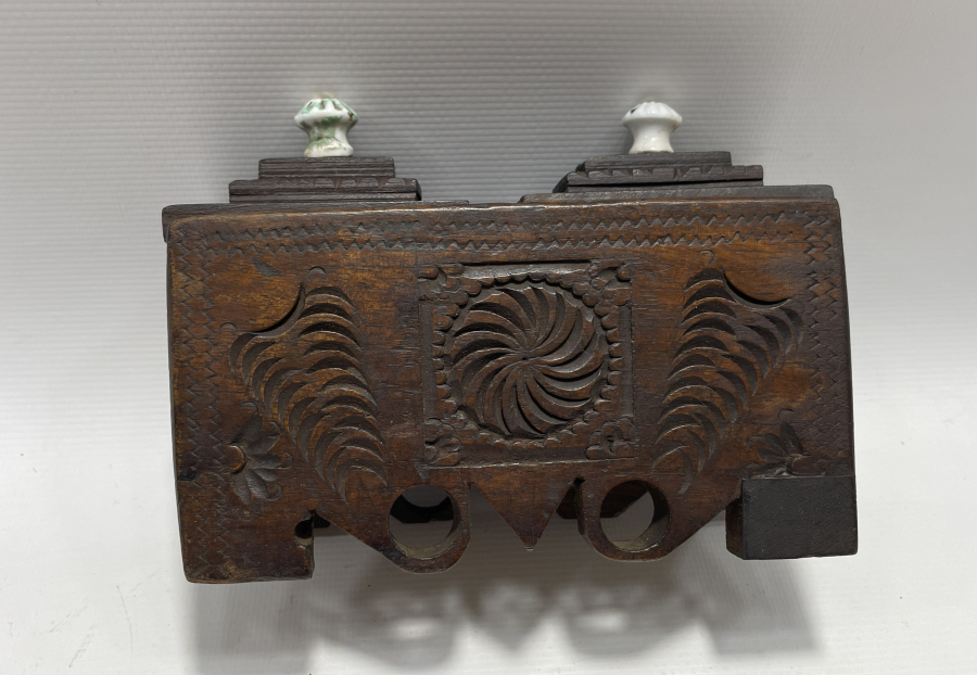 OSMANLI DÖNEMİ ÜZERİ İŞLEMELİ KAHVE KUTUSU