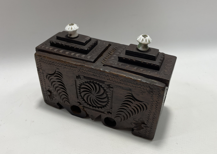 OSMANLI DÖNEMİ ÜZERİ İŞLEMELİ KAHVE KUTUSU