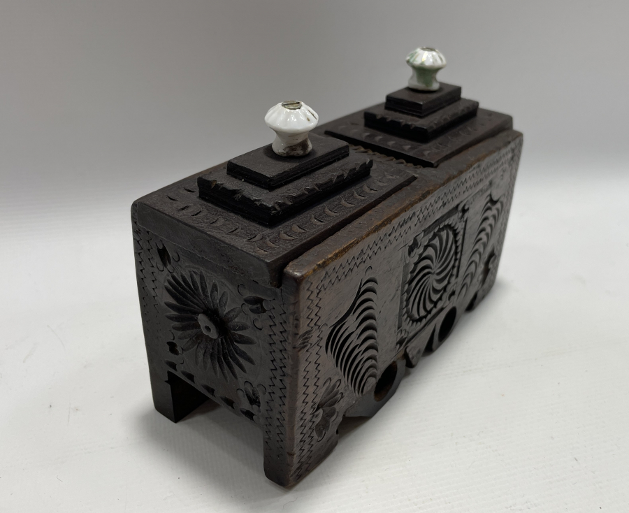 OSMANLI DÖNEMİ ÜZERİ İŞLEMELİ KAHVE KUTUSU